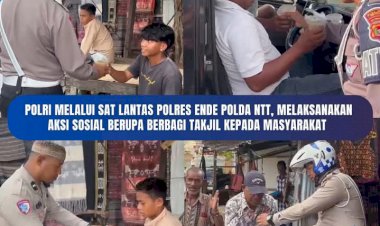 Polres-Ende-Melalui-Satuan-Lalu-Lintas-Berbagi-Takjil-Kepada-Masyarakat