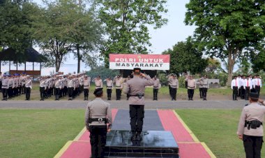 Apel-Jam-Pimpinan,-Kapolres-Ende-Ingatkan-Profesionalisme-dan-Pelayanan-Optimal-kepada-Masyarakat