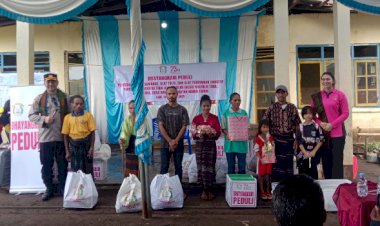Polres-Ende-dan-Bhayangkari-Cabang-Ende-Gelar-Bakti-Sosial-di-Daerah-Pelosok