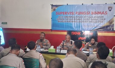 Supervisi-Ditbinmas-Polda-NTT-di-Polres-Ende,-Personel-Wajid-Dukung-Ketahanan-Pangan-hingga-Siap-Presisi-di-Lapangan