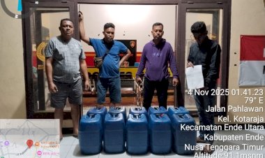 Operasi-Senyap,-Polres-Ende-Sita-Ratusan-Liter-Moke-Ilegal-dari-Jalur-Ende-Bajawa