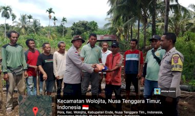 Polsek-Wolowaru-Genjot--Ketahanan-Pangan:-5,5,-Hektar-Lahan-di-Wolowaru-Siap-Jadi-Lumbung-Jagung