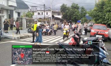 Kawal-Damai-Ibadah-Minggu-Adven-IV,-Personel-Polres-Ende-Siaga-Penuh-di-Setiap-Gereja-dalam-Ops-Lilin-Turangga-2025