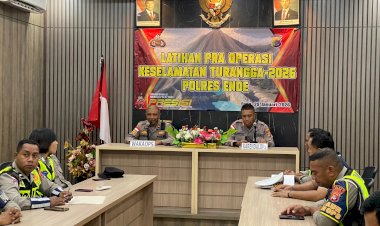 Polres-Ende-Gelar-LatPraOps-Keselamatan-Turangga-2026,-Wujudkan-Jalanan-yang-Tertib-dan-Humanis