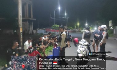 Jaga-Kekhusyukan-Bulan-Suci-Ramadhan,-Tim-Perintis-Presisi-Ende-Patroli-Titik-Rawan-di-Kota-Ende
