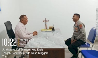 Jamin-Kekhusyukan-Ibadah-Paskah,-Sat-Binmas-Polres-Ende-Sambangi-Tokoh-Agama-dan-Pertebal-Imbauan-Kamtibmas