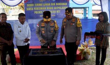Perkuat-Kemananan-Maritim,-Kapolda-NTT--Resmikan-Mako-Satpolairud-Polres-Ende