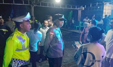 Jaga-Kamtibmas-Pesta-Komuni-Suci-Pertama,-Polres-Ende-Gelar-Patroli-Gabungan-Hingga-Dini-Hari