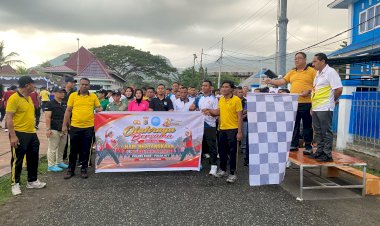 Perkuat-Sinergitas,-Polres-Ende-Polda-NTT-Gelar-Olahraga-Bersama-Sambut-Hari-Bhayangkara-ke-80-dengan-Penuh-Keakraban