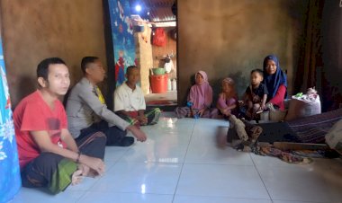 Sapa-Warga-Malam-Hari,-Bhabinkamtibmas-Borokanda-Ingatkan-Bahaya-Cuaca-Ekstrem-dan-Jaga-Kamtibmas