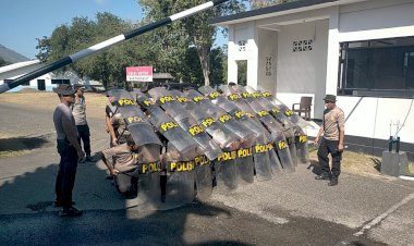 Mantapkan-Persiapan-Perlombaan-Dalmas-di-Polda-NTT,-Sat-Samapta-Polres-Ende-Gelar-Latihan-Peningkatan-Kemampuan