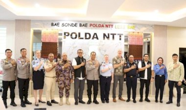 Kapolda-NTT-Terima-Delegasi-Trilateral-Meeting-Polri,-AFP-dan-PNTL,-Perkuat-Sinergi-Pengamanan-Perbatasan