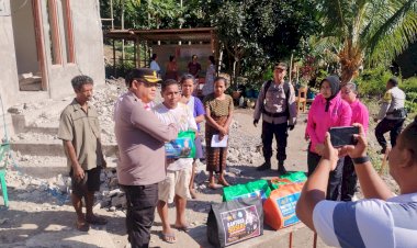 Aksi-Cepat-Wujud-Kepedulian,-Polres-Ende-bersama-Bhayangkari-Terus-Salurkan-Bantuan-Sosial-Kapolda-NTT-untuk-Warga-Terdampak-Gempa-Bumi