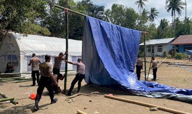 Polres-Ende-Polda-NTT-Terapkan-Langkah-Cepat-Tanggap:-Dirikan-Tenda-Darurat-Demi-Kelancaran-Belajar-Siswa-SDK-Puubetho
