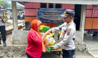 Melalui-Polres-Ende-Polda-NTT,-Alumni-Akpol-1993-Batalyon-Pesat-Gatra-Salurkan-Bantuan-Sosial-untuk-Korban-Gempa-Flores