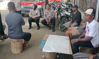 Serap-Aspirasi-Sopir-Truk-dan-PikUp-di-Pangkalan,-Anggota-Satbinmas-Polres-Ende-Terima-Keluhan-Judol-dan-Miras