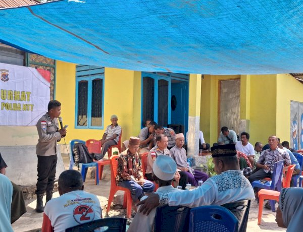 Polres Ende Bedah Masalah Miras hingga Wacana FKPM di Lingkungan Ndao dalam Kegiatan Jumat Curhat