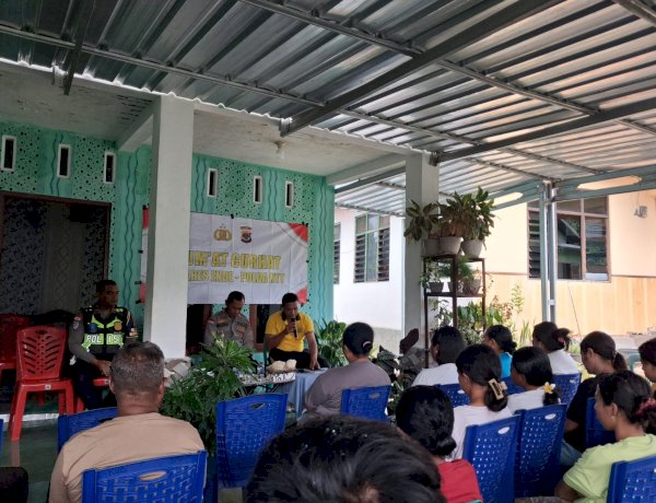 Dengar Langsung Keluhan Warga Paupire, Polres Ende Gelar Jumat Curhat di Pemukiman Warga