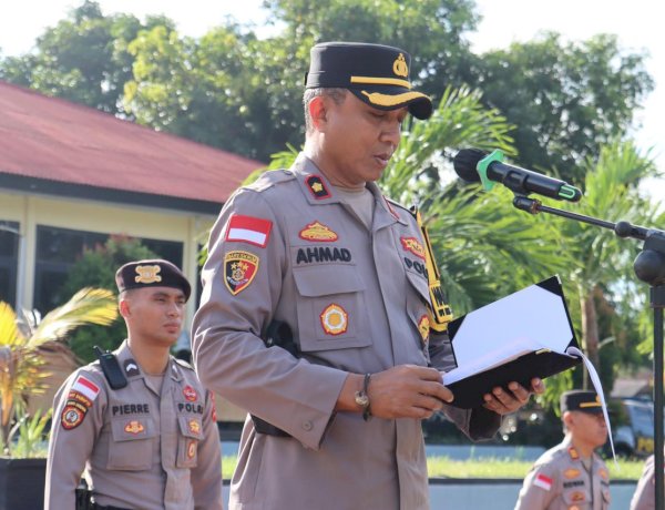 Tegakkan Disiplin Tanpa Kompromi, Waka Polres Ende Instruksikan Gaktiblin Rutin Setiap Hari