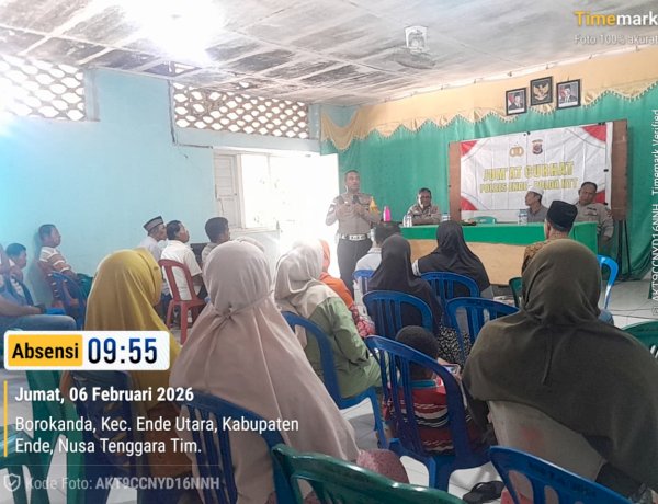 Dengarkan Suara Masyarakat, Polres Ende Gelar Jumat Curhat di Desa Bhorokanda: Dari Isu Balap Liar Hingga Sosialiasi KUHP Baru