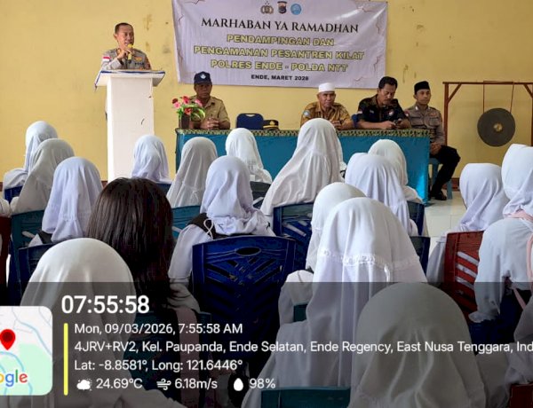 Polres Ende Gelar Pesantren Kilat di SMPN 1 Ende Selatan: Perkuat Iman, Bentengi Remaja dari Narkoba
