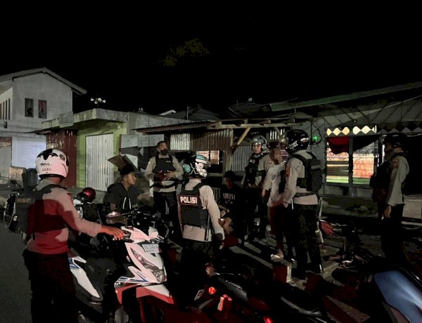Jaga Kamtibmas di Malam Hari, Tim Perintis Presisi Sat Samapta Polres Ende Sisir Titik Rawan