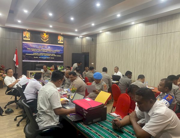 Perkuat Tata Kelola Organisasi, Itwasda Polda NTT Lakukan Audit Kinerja di Polres Ende
