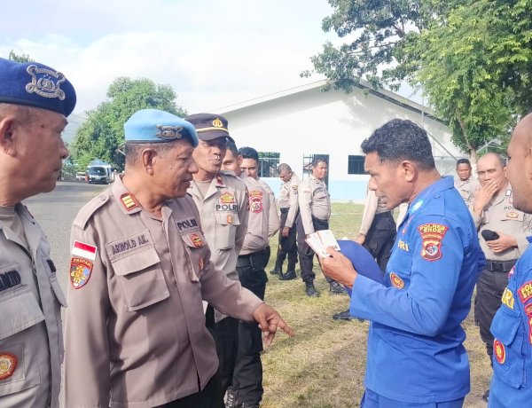 Sipropam Polres Ende Gelar Opsgaktiblin Mendadak, Pastikan Personel Bersih dari Judol dan Pelanggaran Disiplin