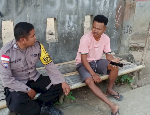 Dekat dan Mengayomi, Cara Brigpol Wilhelmus Suni Ajak Warga Jaga Kamtibmas Bersama di Watuneso