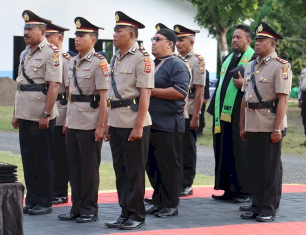 Pimpin Sertijab, Kapolres Ende Polda NTT Tekankan Soliditas Personel dan Ingatkan Jabatan Adalah Amanah