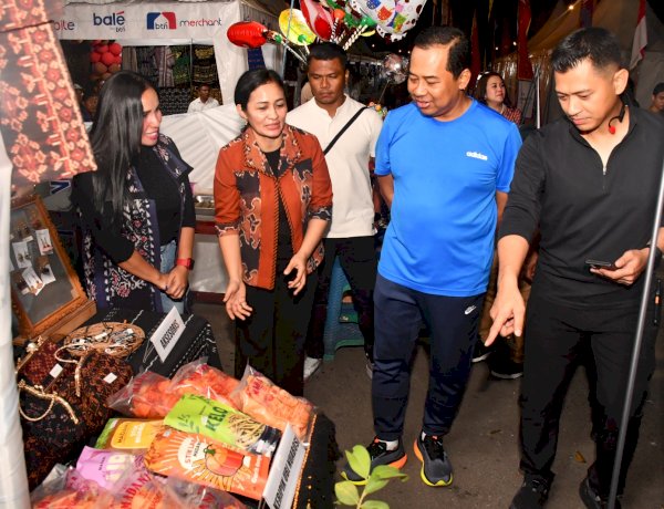 Ubi Nuabosi Khas Ende Diborong Kapolda NTT di Bazar UMKM Pasar Murah Hari Bhayangkara ke-80
