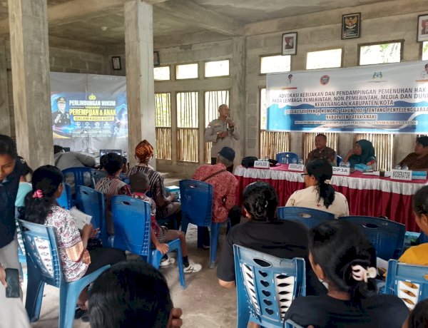 Sinergi Wujudkan Kabupaten Layak Anak, Polsek Wolowaru dan Pemkab Ende Edukasi Warga Desa Liselowobora