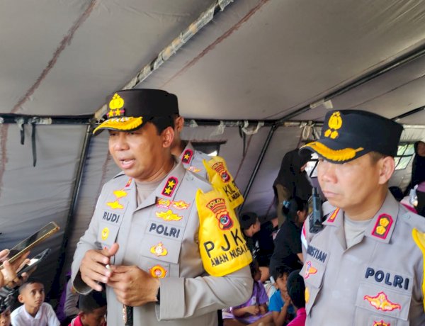 Polri Jaga Rumah Warga dan Bersihkan Puing, Hadir di Tengah Pemulihan Pascagempa Flores