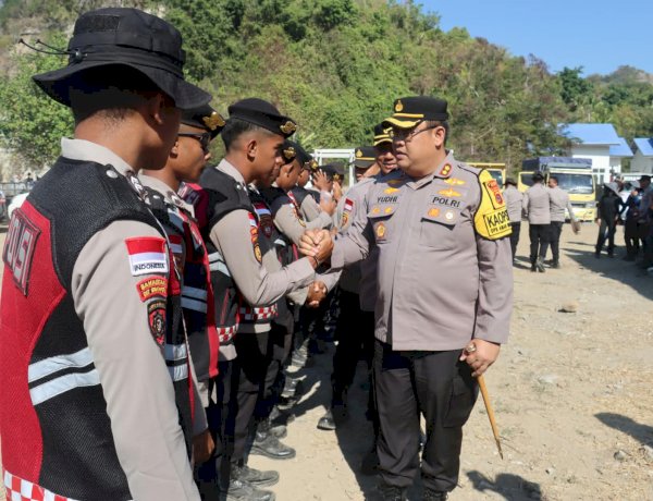 ​Apresiasi Pengabdian Kemanusiaan, Kapolres Ende Pimpin Apel Pelepasan Personel BKO Polda NTT dalam Operasi Aman Nusa II