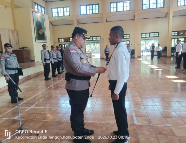 Perkuat Pengamanan Swakarsa, Polres Ende Polda NTT Resmi Buka Pelatihan Gada Pratama Gelombang XV Tahun 2026