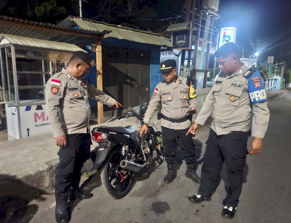 Respon Cepat Laporan Masyarakat Melalui 110: Polres Ende Tertibkan Balapan Liar di Jalan Eltari, Lima Motor Diamankan