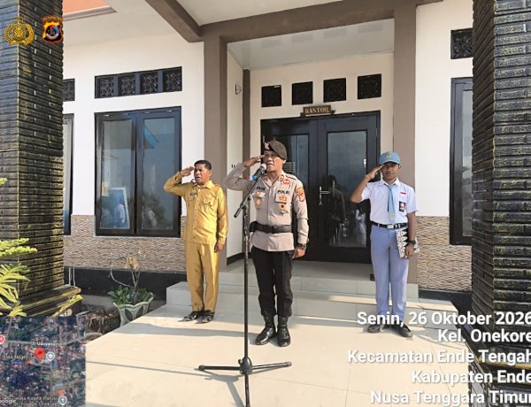 ​Cegah Bullying hingga Judi Online, Kasat Samapta Polres Ende Polda NTT Jadi Irup di SMAN 1 Ende