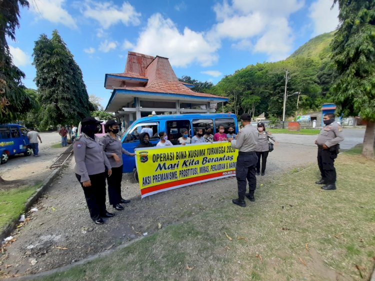 Sat Binmas Laksanakan Penyuluhan Dalam Operasi Bina Kusuma Di Pangkalan Travel