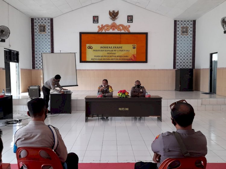 Bag Sumda Gelar Sosialisasi Peraturan Kapolri No 12 Tahun 2014 Tentang Panduan Penyusunan Kerja Sama Kepolisian Negara Republik Indonesia