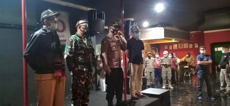 Cegah Covid-19, Tim Gabungan TNI-Polri, Satpol PP Laksanakan Patroli Sasar Tempat Hiburan Malam