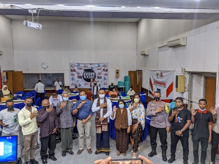 Kabagops Polres Ende Hadiri Dialog Interaktif Kebangsaan Di Aula Multipurpose RRI Ende
