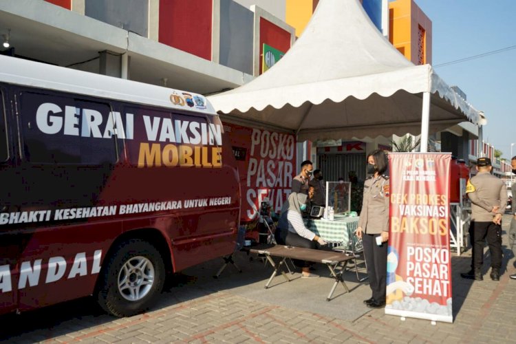 Kapolri Gelar Posko PPKM di Pasar, Pastikan Perekonomian Dan Protokol Kesehatan Berjalan