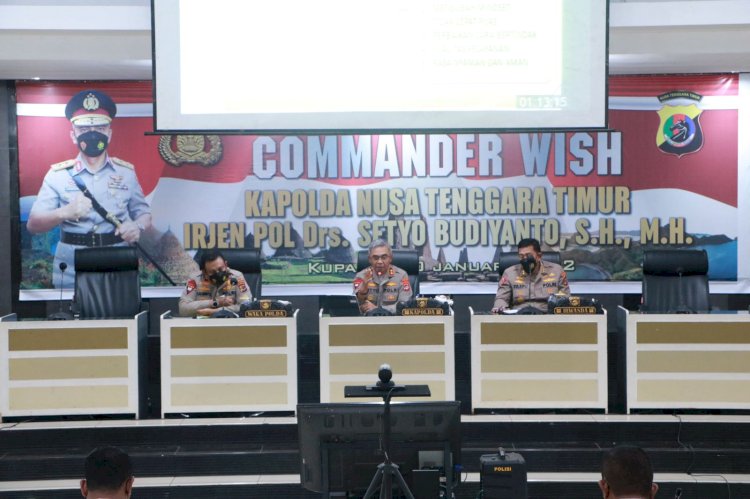 Headline Ini Commander Wish Irjen Pol. Drs. Setyo Budiyanto, S.H., M.H., Sebagai Kapolda NTT