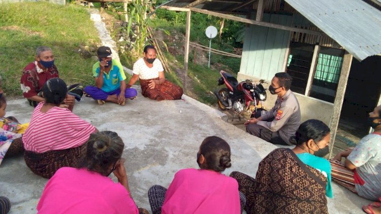 Jalin Silaturahmi, Kapolsek Nangapanda Tatap Muka Dengan Warga Desa Timbazia