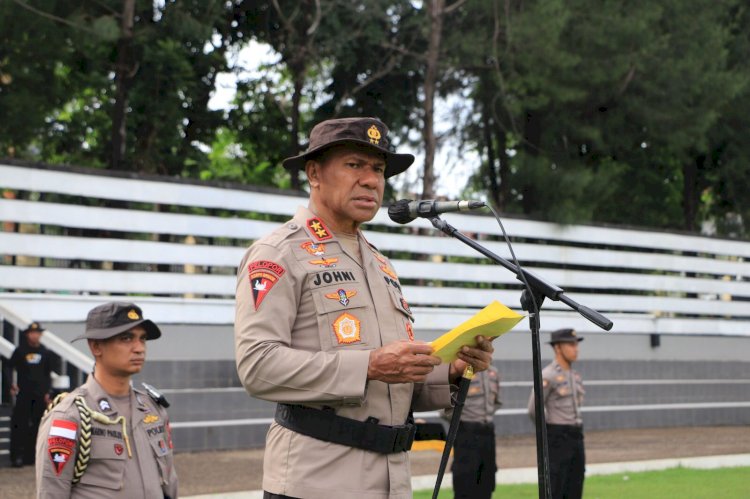 Kapolda NTT Lepas Keberangkatan Peserta Pembaretan Baja Angkatan 48 Ke Kecamatan Kupang Barat