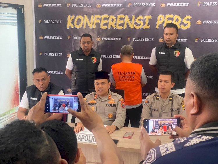 Satreskrim Polres Ende Berhasil Tangkap Direktur PT.Panca Putra Sundur di Jakarta Atas Kasus Korupsi