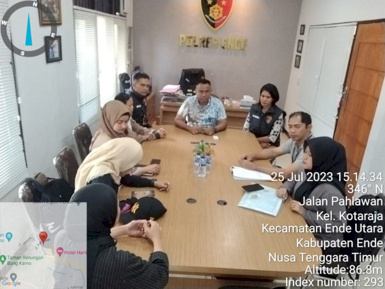 Penyidik Satreskrim Polres Ende Lakukan Langkah Perhituangan Restitusi Pada Korban TPPO dengan Melibatkan LPSK Dari Jakarta