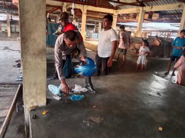 Akhir Operasi Pekat Turangga 2023, Polres Ende Menggerebek Tempat Perjudian di Pasar Mbongawani