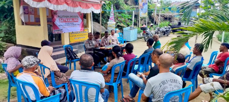 Polres Ende Adakan Pelatihan Peningkatan Kualitas Dan Kemampuan Anggota Satkamling
