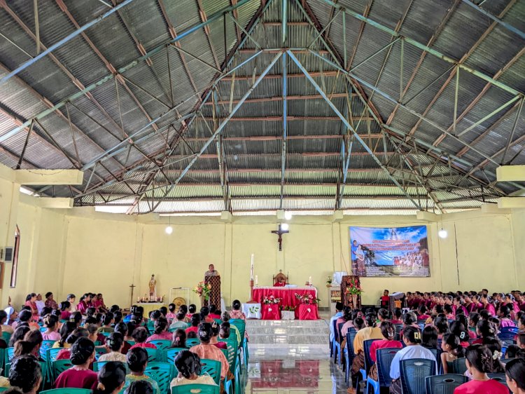 Kapolsek Wolowaru Kembali Melaksanakan Kegiatan Minggu Kasih di Desa Nuamuri Barat, Kecamatan Wolowaru